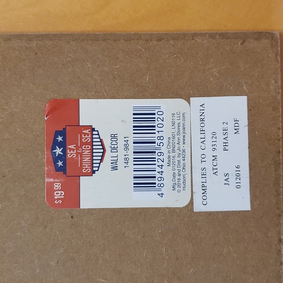 NWT πΊπΈ Patriotic Door hanging sign, Sea to Shining Sea brand β€π€π - Picture 4 of 7